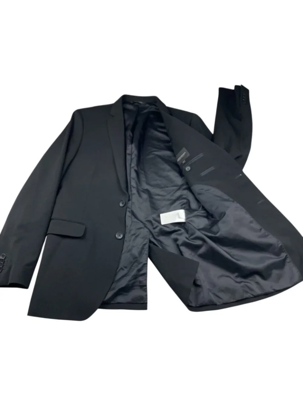 Banana Republic Men’s 100% Wool Modern Slim Fit 2-Button Blazer Black • 38R